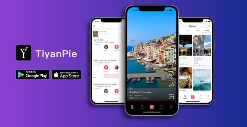 TiyanPie: Fostering Innovation in Social Connectivity and Destination Discovery