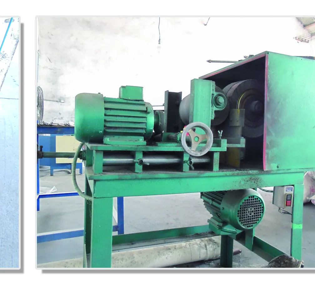 Surface polishing machine for finished heating element tubes