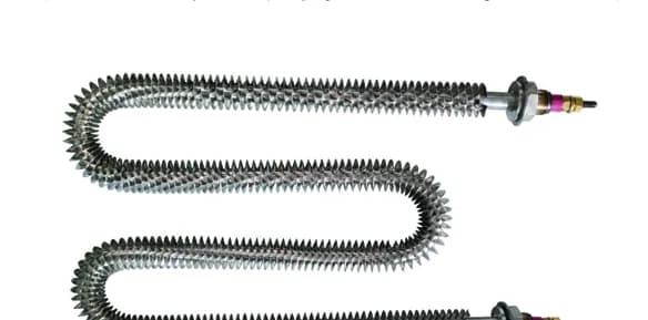 Resistencias aletadas para aire — Aleta helicoidal que triplica la superficie dentro del mismo ducto