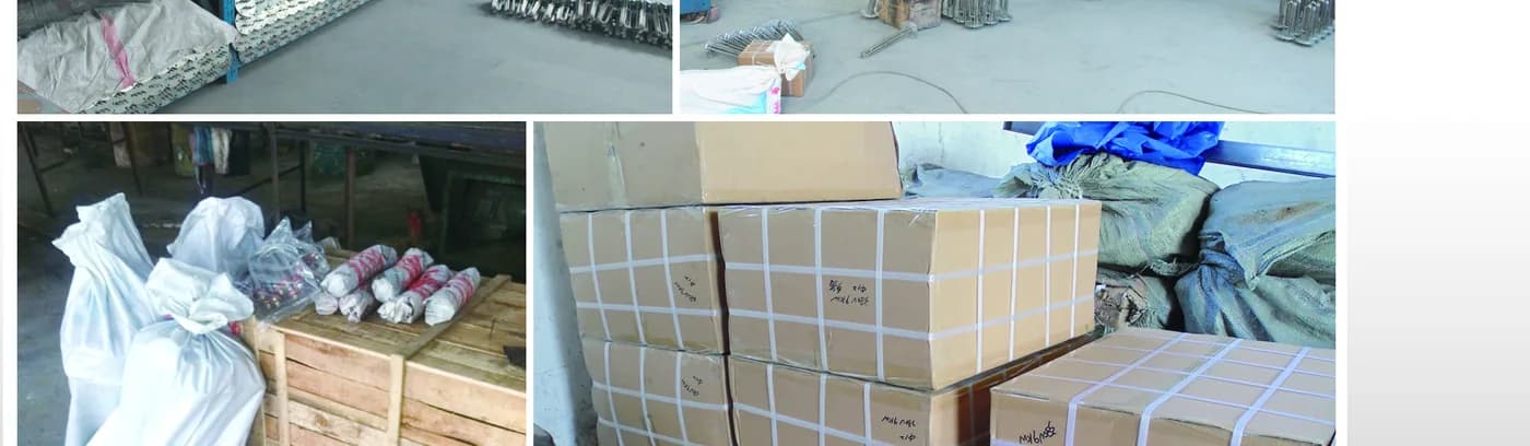 Finished heating element stock on racking in the Jianqiang warehouse